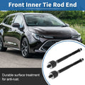 2 Pcs Front Inner Tie Rod End Links Replacement for Toyota Sienna (2004–2010)