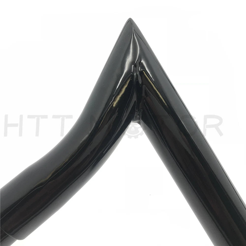 12" Handlebars for Harley Touring Batwing Fairing (1986–2017) Black