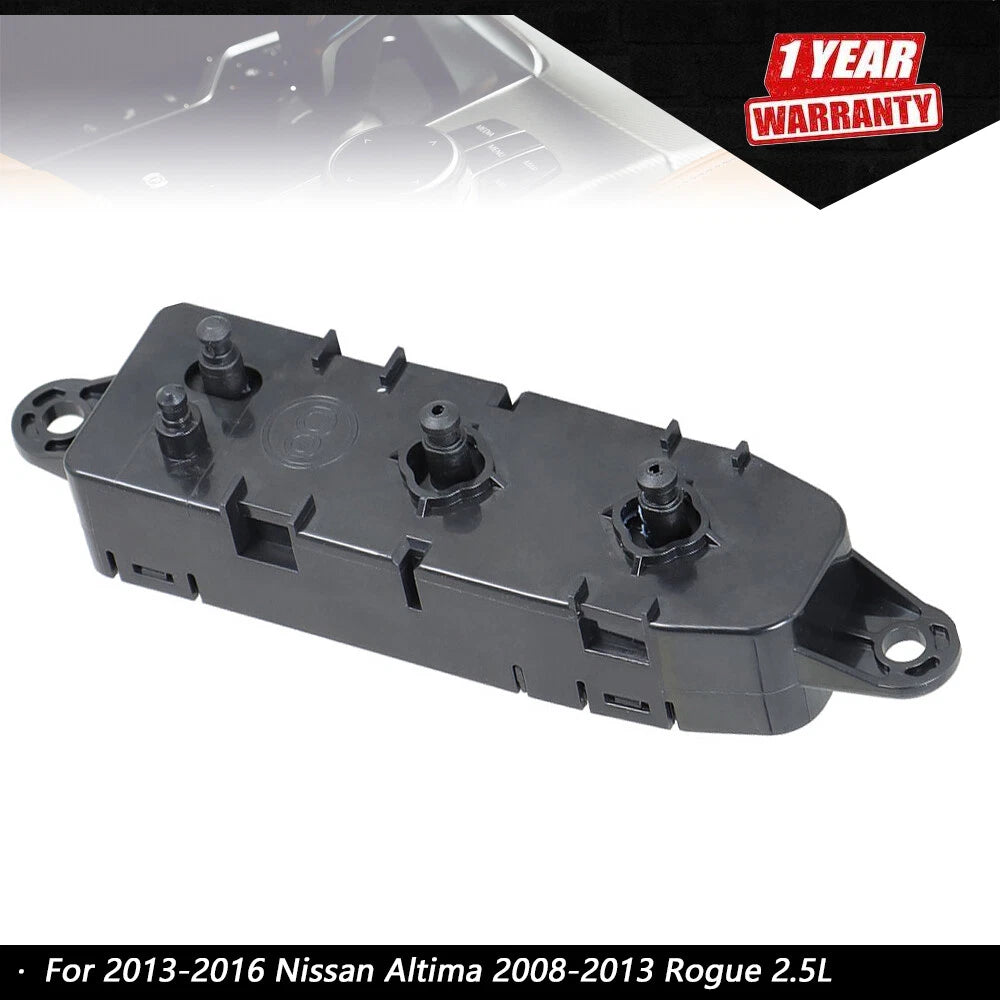 Power Seat Control Switch for Nissan Altima (2013–2016), Rogue (2008–2013)