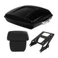 Razor Trunk Backrest Mount Rack for Harley Touring (2014–2026) Black Denim