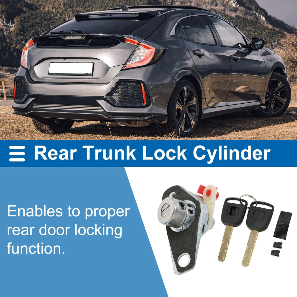 Trunk Lock Cylinder Replacement for Honda Civic with 2 Keys (2012–2021)