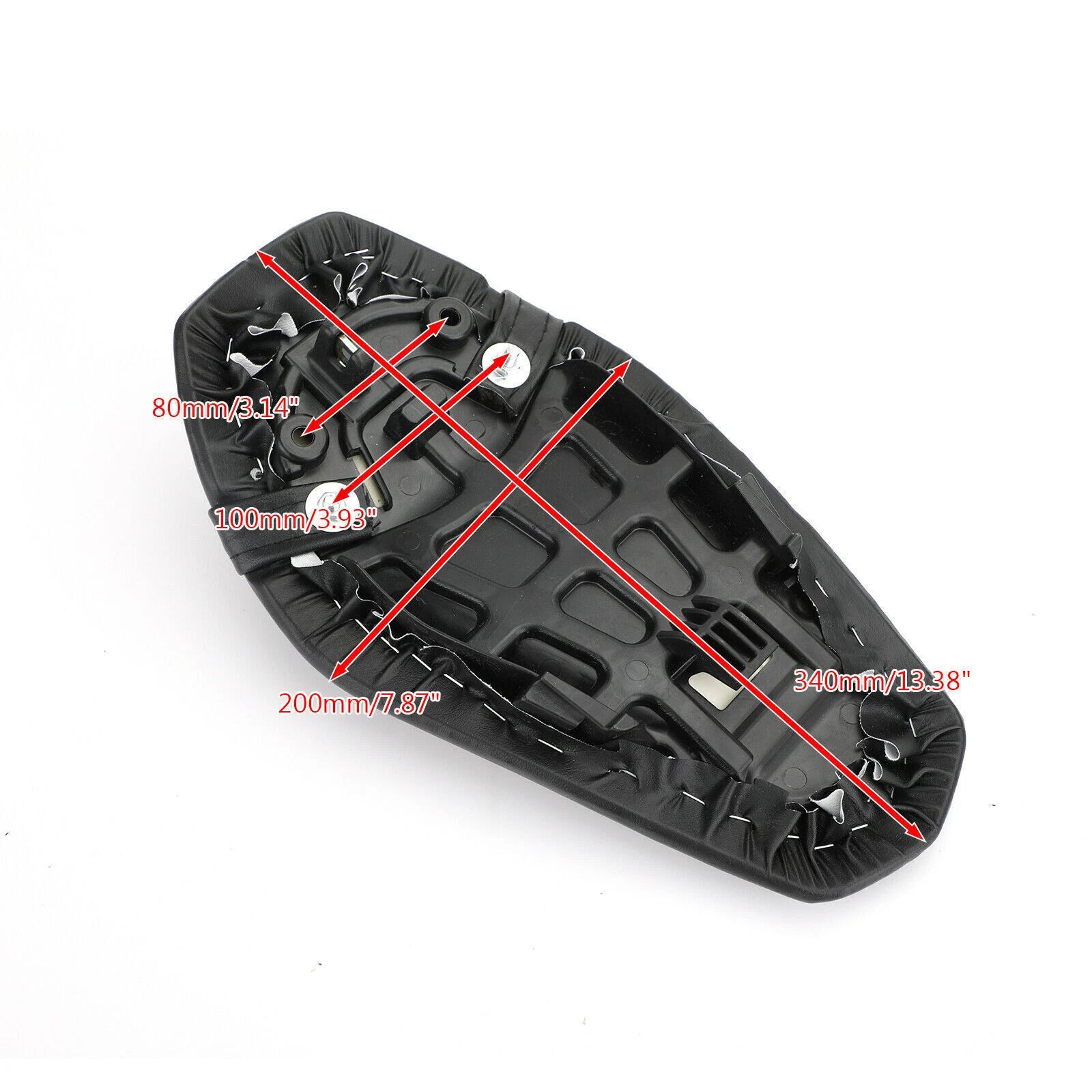 Rear Seat Passenger Cushion for Kawasaki Z900 (2017–2023) Flat Black