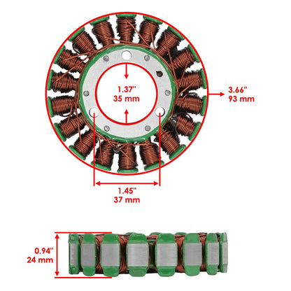 Stator Magneto Generator Replacement for Suzuki DR125SE DR200SE (1994–2009)