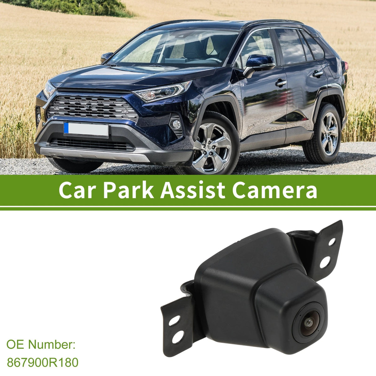 Rear View Backup Camera OEM Replacement for Toyota RAV4 (2015–2018)