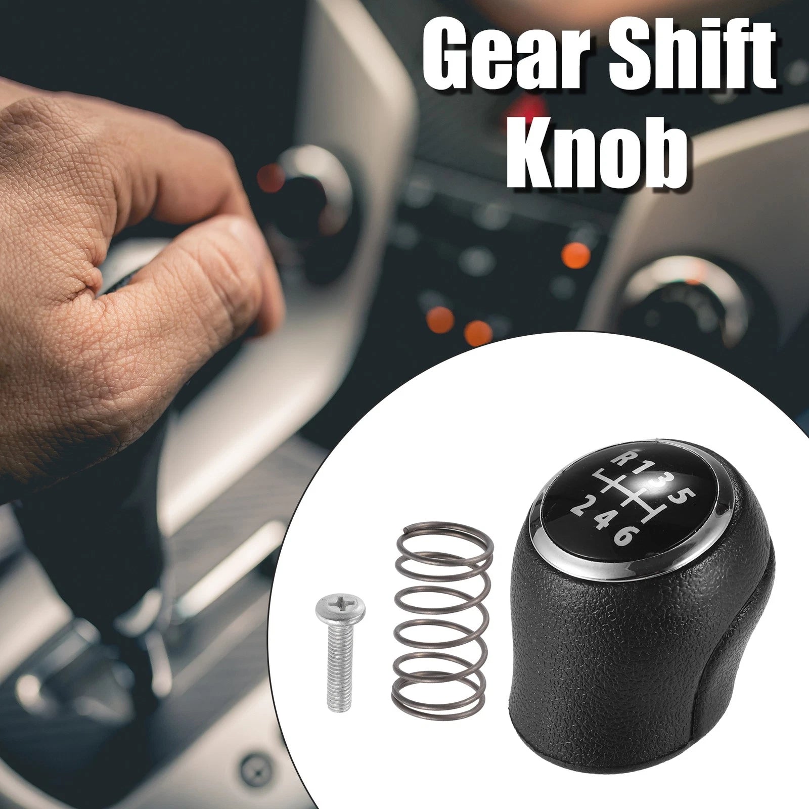 6-Speed Gear Shift Knob Replacement for Volkswagen Transporter T5 T6 (2003–2015)