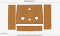 EVA Teak Deck Flooring Pad for Wellcraft 22 Seadek (1996)