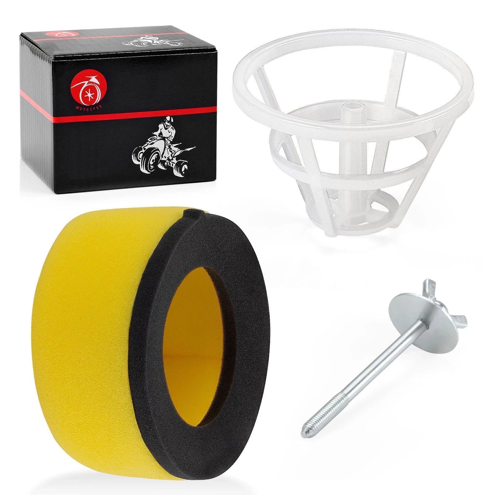 Air Filter Set with Cage and Bolt for Kawasaki KX65 (2000–2024) & Suzuki RM65 (2003–2005)
