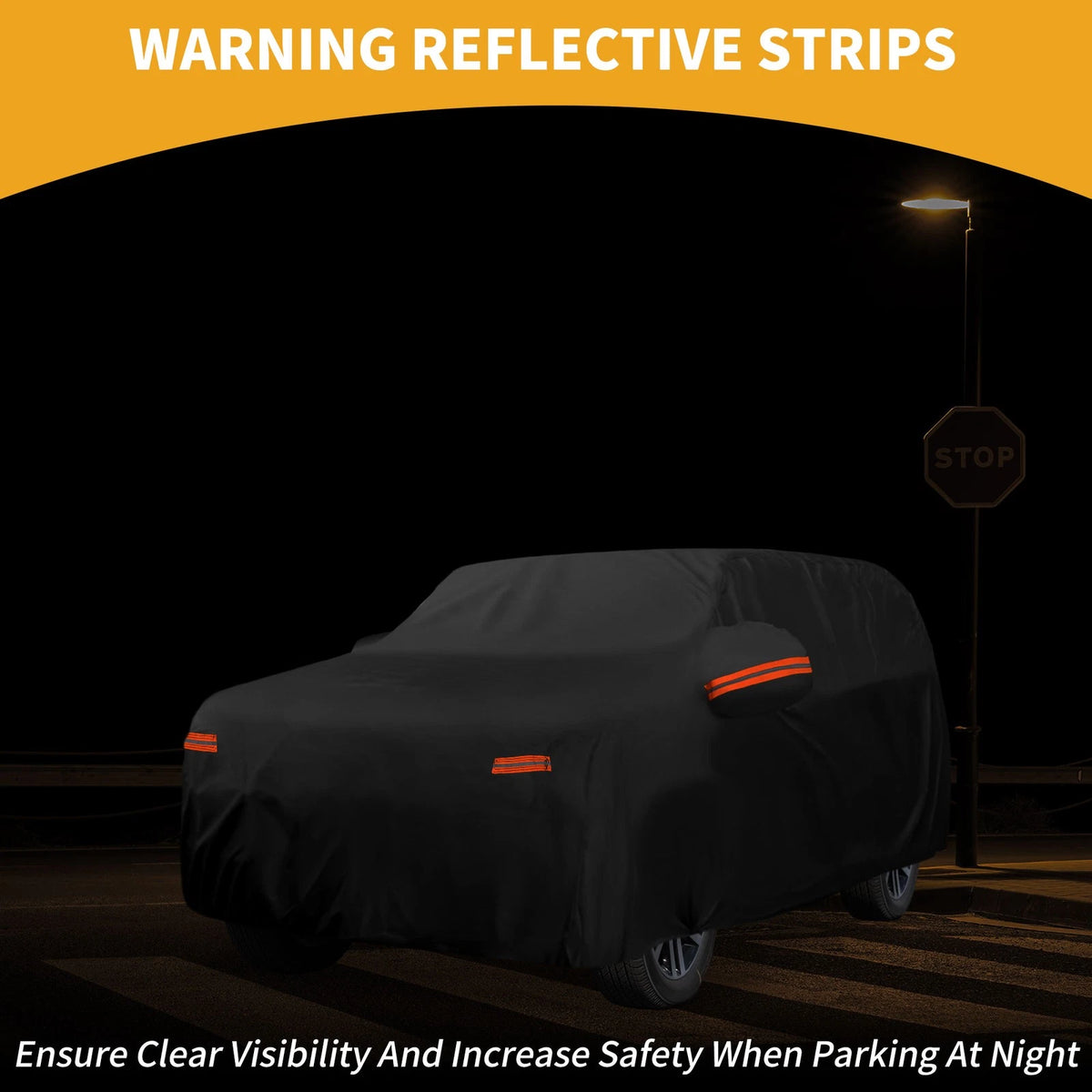 Car Cover Waterproof All Weather with Zipper for Hyundai Palisade (2006–2020)