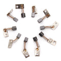 Set of 10 Carbon Brushes for Electric Motor Grinding Machine