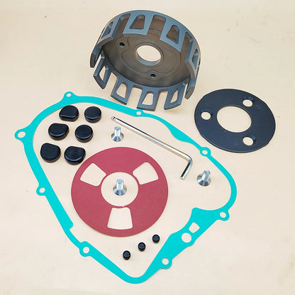 CNC Billet Clutch Basket & Gasket Kit for Yamaha Blaster YFS200 (1988–2006)
