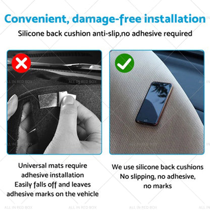 Dash Mat for BYD Dolphin (2023–Present) Non-Slip Microfiber Leather