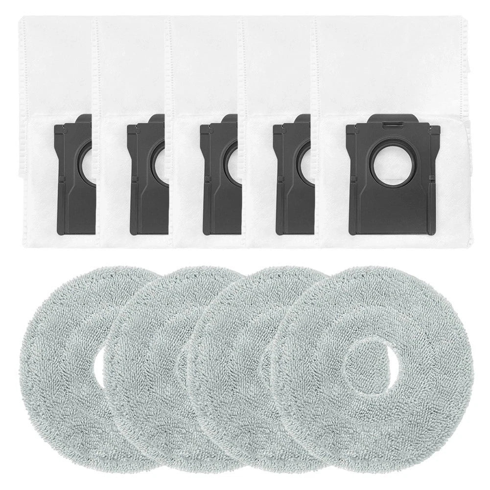 Robot Vacuum Kit with Microfiber Cleaning Pad for Home Cleaning
