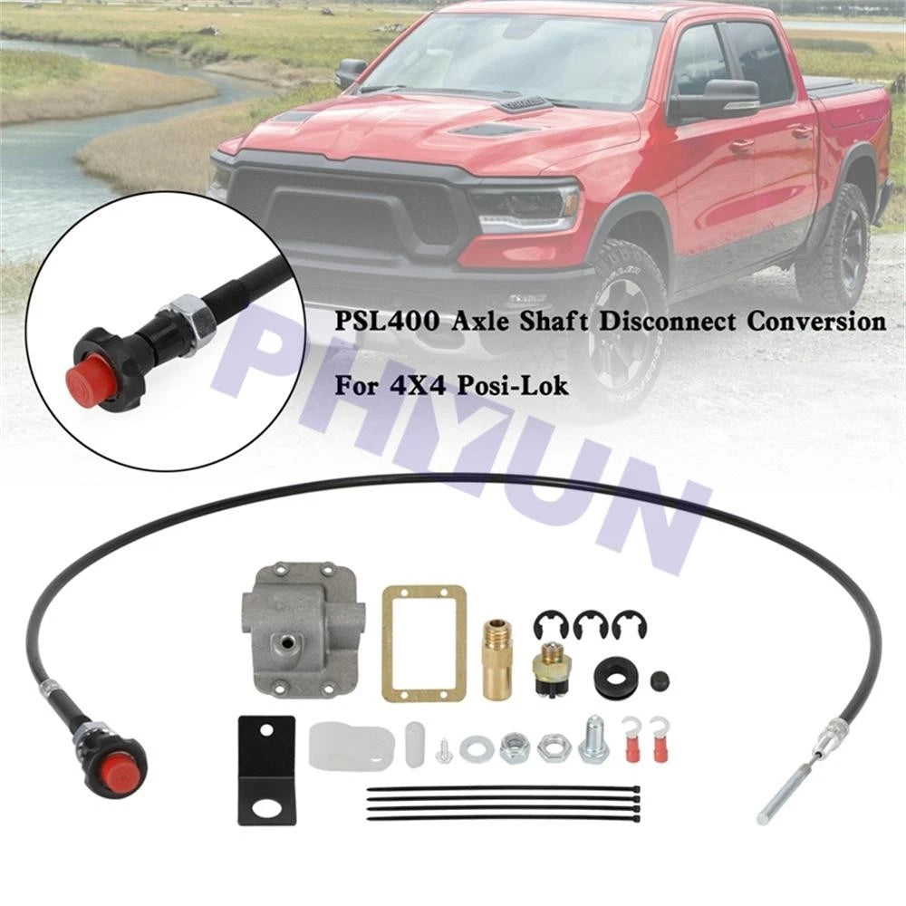 Axle Shaft Disconnect Conversion Kit for Dodge Ram 1500 2500 3500 (1994–2002) PSL400