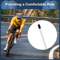 Shock Absorber Seat Post 30.9x400mm Replacement for Bike Saddle Tube Silver (—)