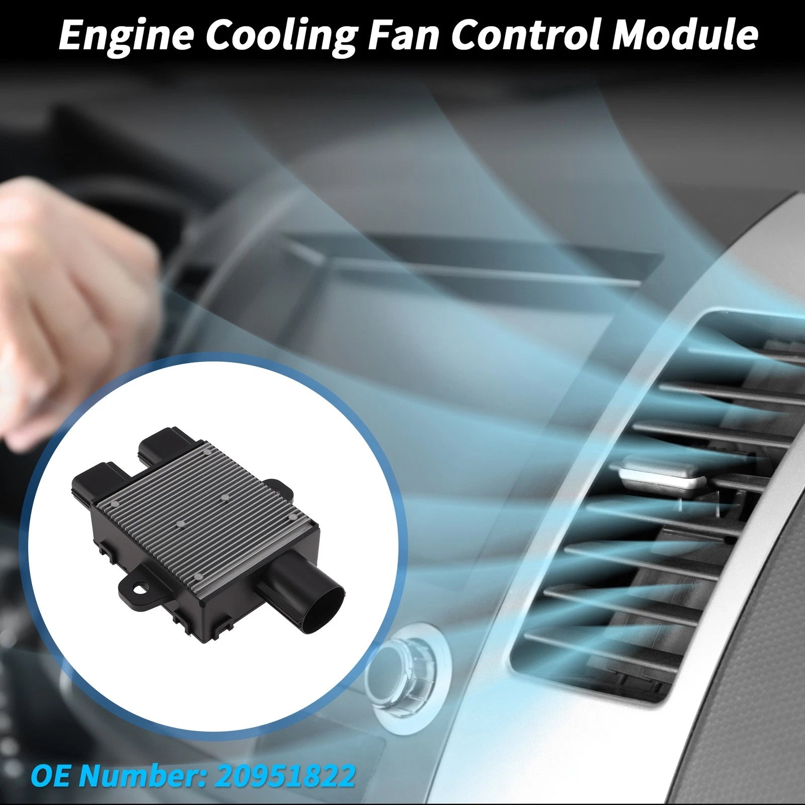 Engine Cooling Fan Control Module for Chevrolet Captiva (2012–2018)