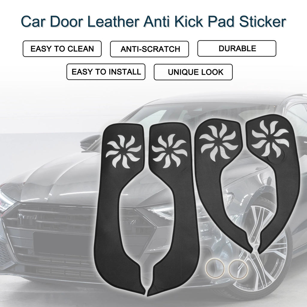 Car Door Leather Anti Kick Pad Sticker for Audi A7 S7 (2009–2015)