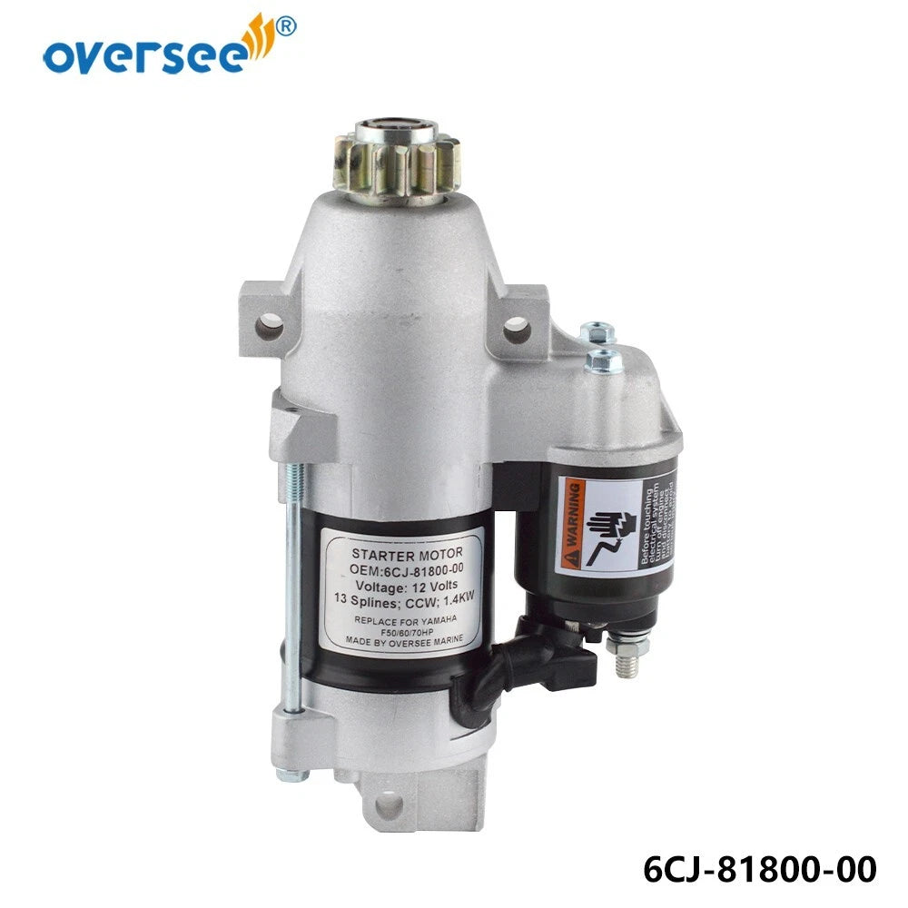 Starter Motor for Yamaha Outboard F115TJR TLR (6CJ-81800, S114-838A)