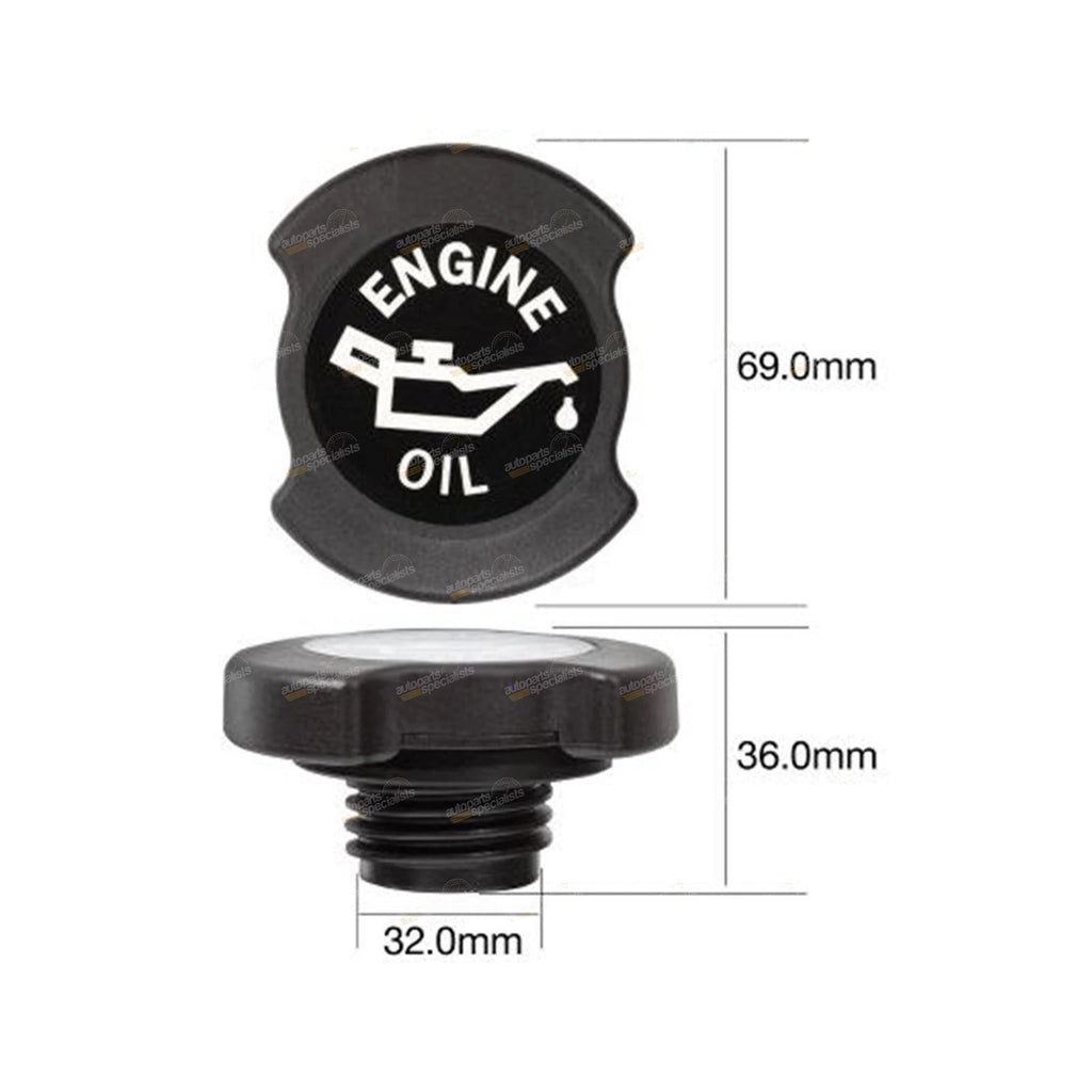 Engine Oil Cap for TOC521 (Tridon) for Various Makes and Models