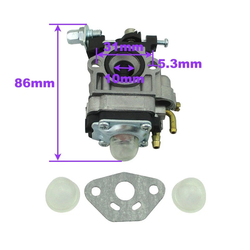 Carburetor for Bladez Moby XL Comp Paverunner 40cc 43cc (Tanaka, Huasheng)