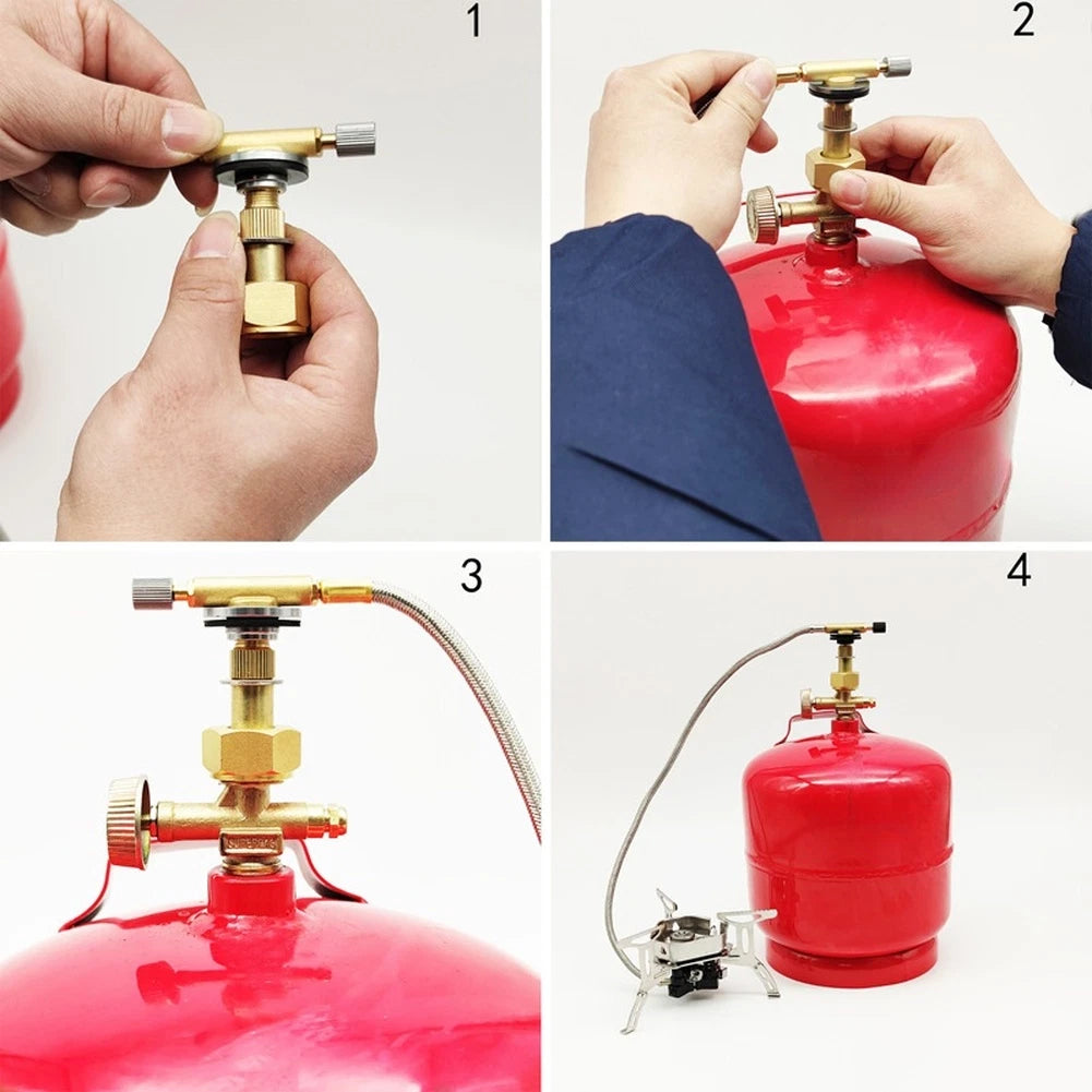30MM Gas Cylinder Adapter for Outdoor Stoves (Eastern Europe)