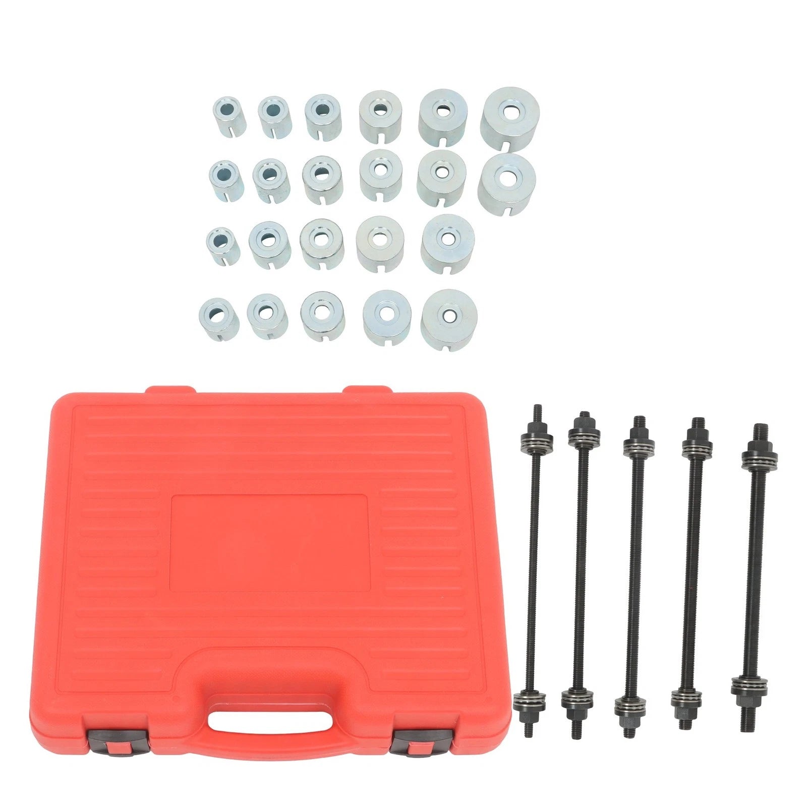27PC Universal Press and Pull Sleeve Kit for Bearing Removal Tool