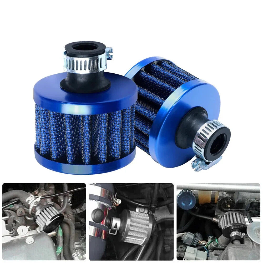 2Pcs Air Intake Filter Turbo Vent for Car Breather Valve Cover