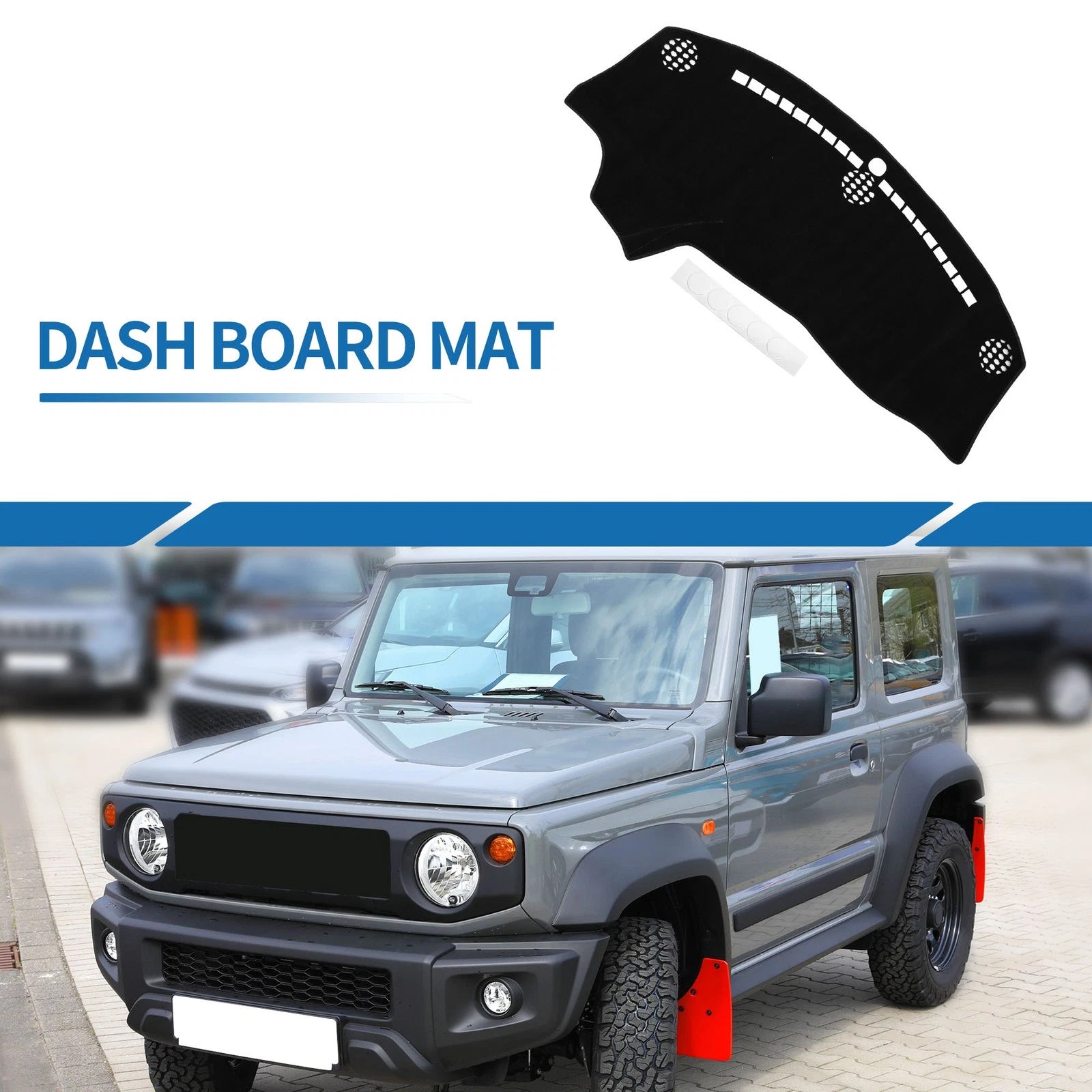 Dashboard Dash Cover Mat for Dodge Challenger Accessories (2015–2024) Black