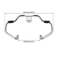 Chrome/Black Engine Guard Crash Bar for Indian Chieftain (2014–2025)