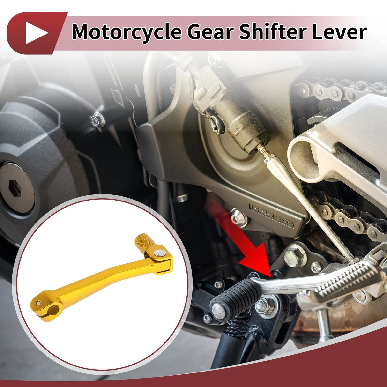 Folding Gear Shifter Lever for Honda XR50 (2000–2004)