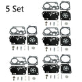 5X Carburetor Gasket Kit for Poulan BVM210VS (Zama RB-156 C1U-W43 C1U-W45)