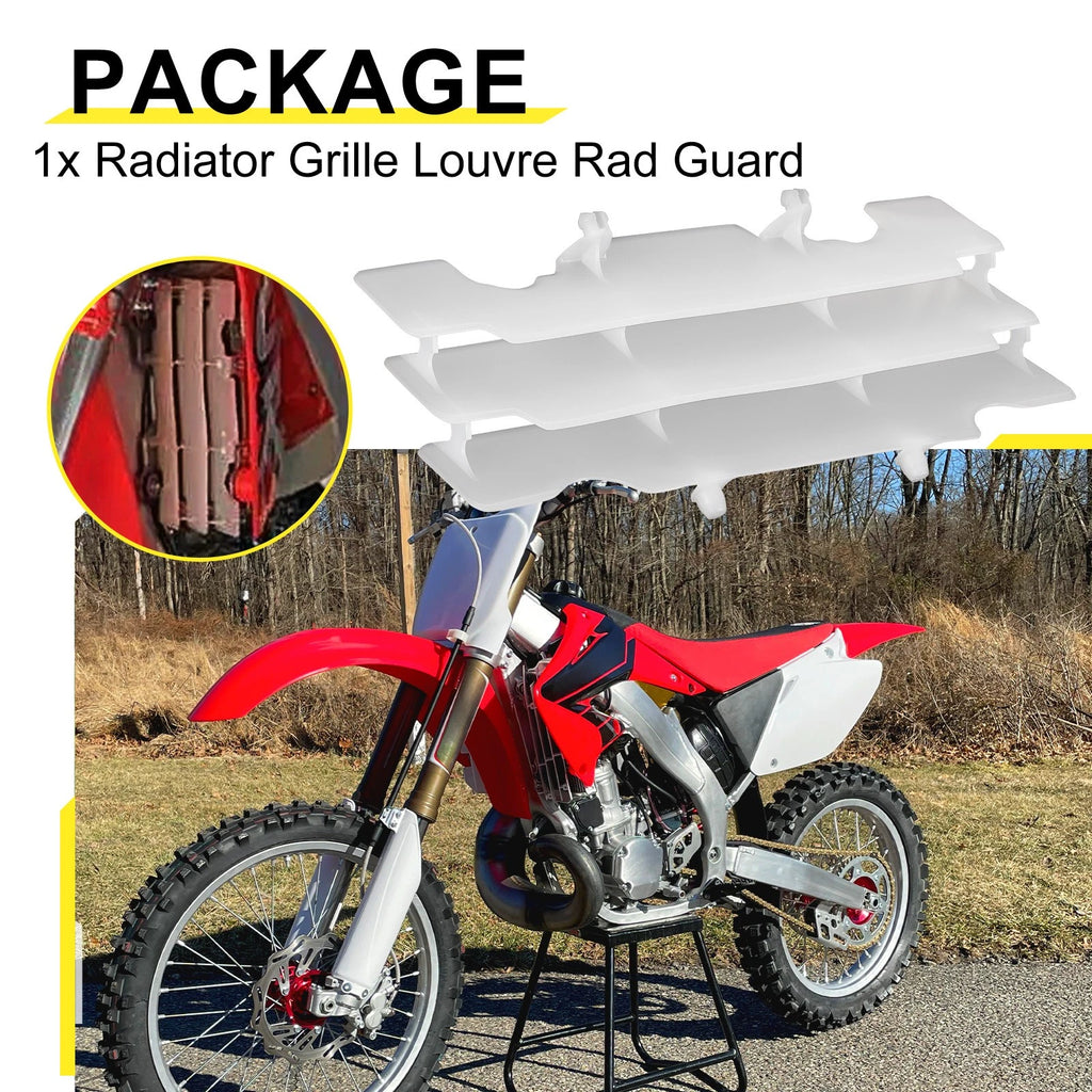 Radiator Grille Louvre Rad Guard for Honda CR125R (1992–1997) - 19033-KZ4-860