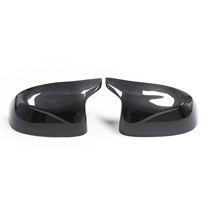 Pair Real Carbon Fiber Side Mirror Caps for BMW F97 X3M F98 X4M F95 X5M (2019–2024)