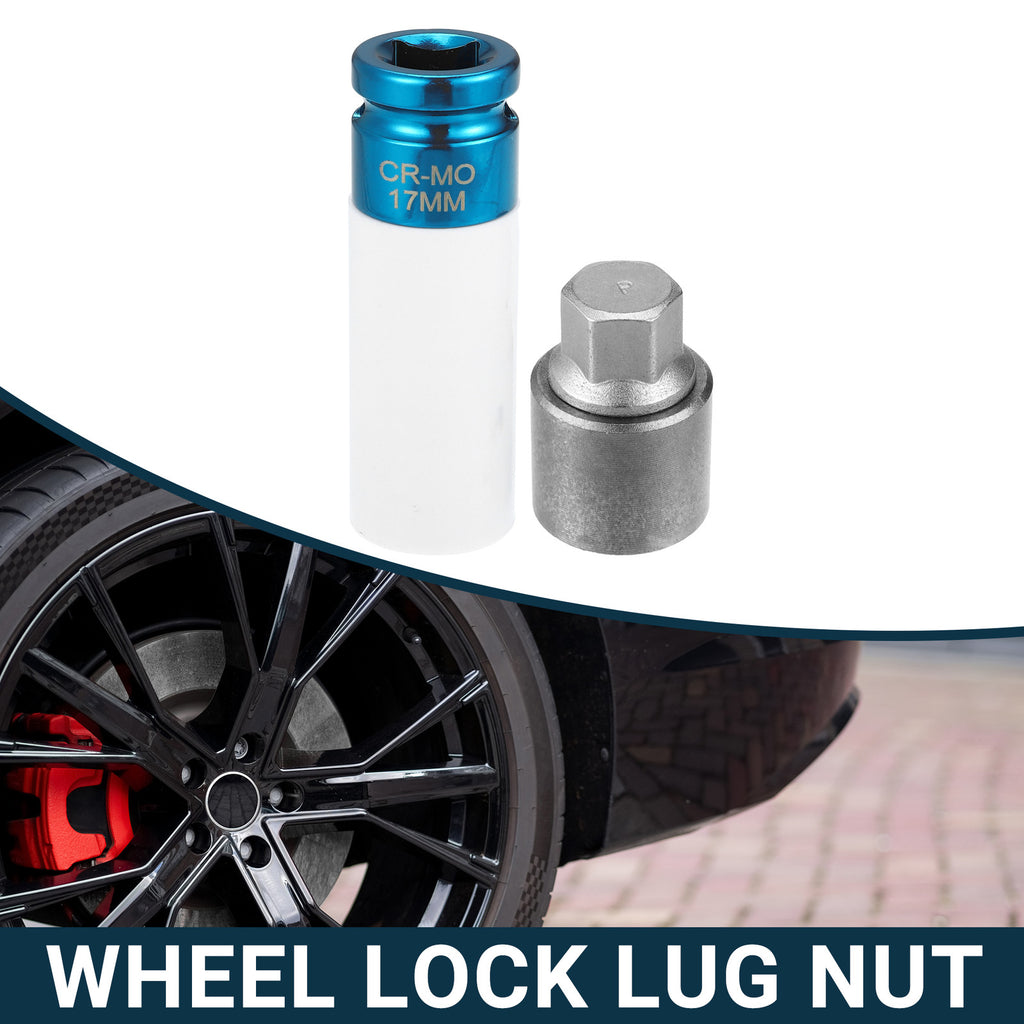 Wheel Lock Lug Nut Set with Protector for Audi A3 (2015–2020)