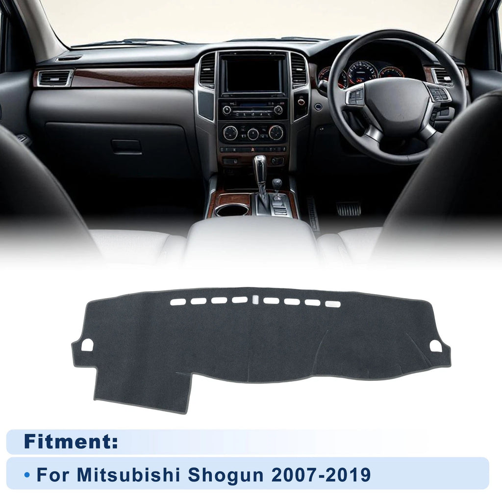 Dash Cover for Mitsubishi Shogun (2007–2019) Polyester Gray