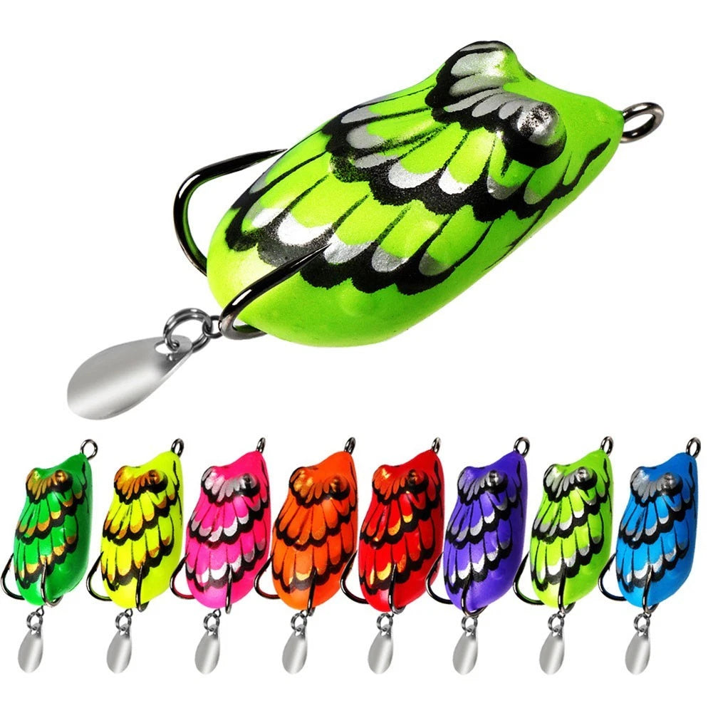 Fishing Essential Simulation Frog Bait for Blackfish Catching