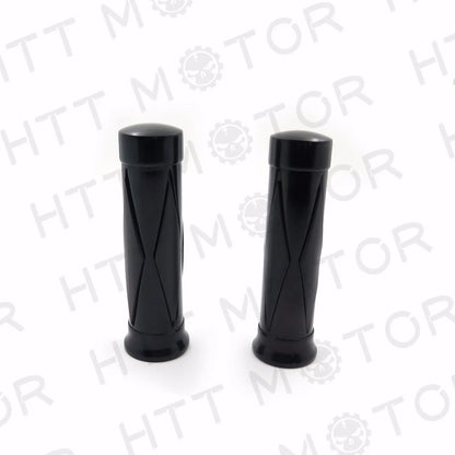 1" Handlebar Skull Hand Grips for Harley Softail Dyna Sportster (2000–2023)