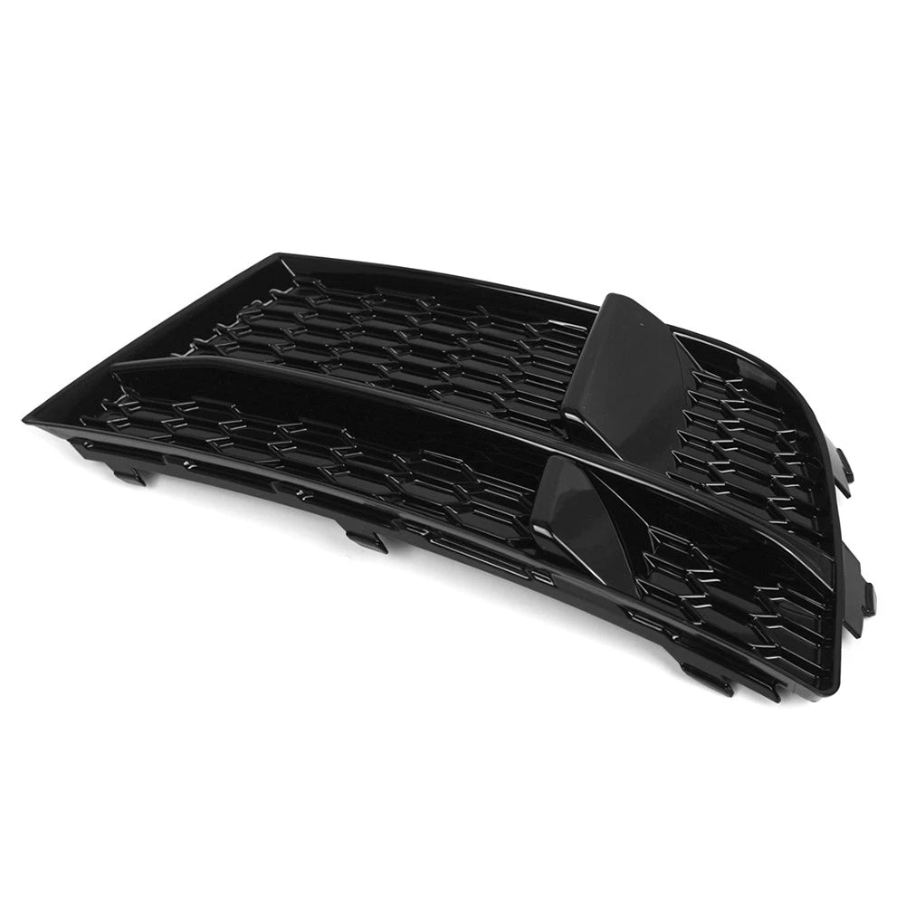 Mesh Honeycomb Front Bumper Fog Light Grille for Audi A3 S3 (2013–2020)