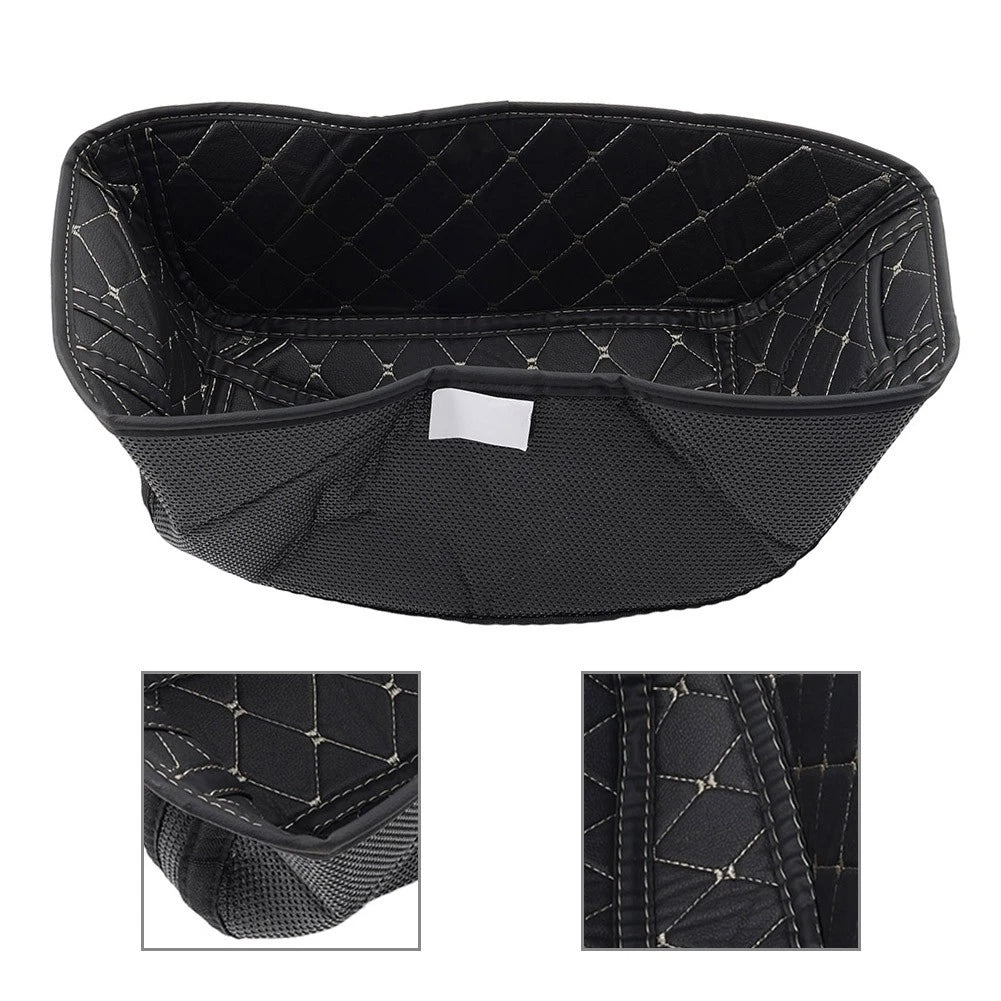 Leather Storage Box Seat Bucket Cover Mat for Yamaha NMAX 155 (2016–2019)
