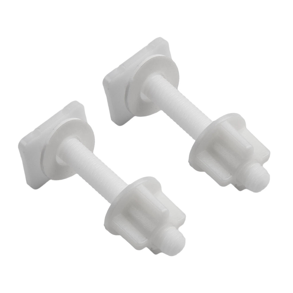 Toilet Seat Hinge Bolts Set for Universal Fit (Plastic)