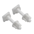Toilet Seat Hinge Bolts Set for Universal Fit (Plastic)
