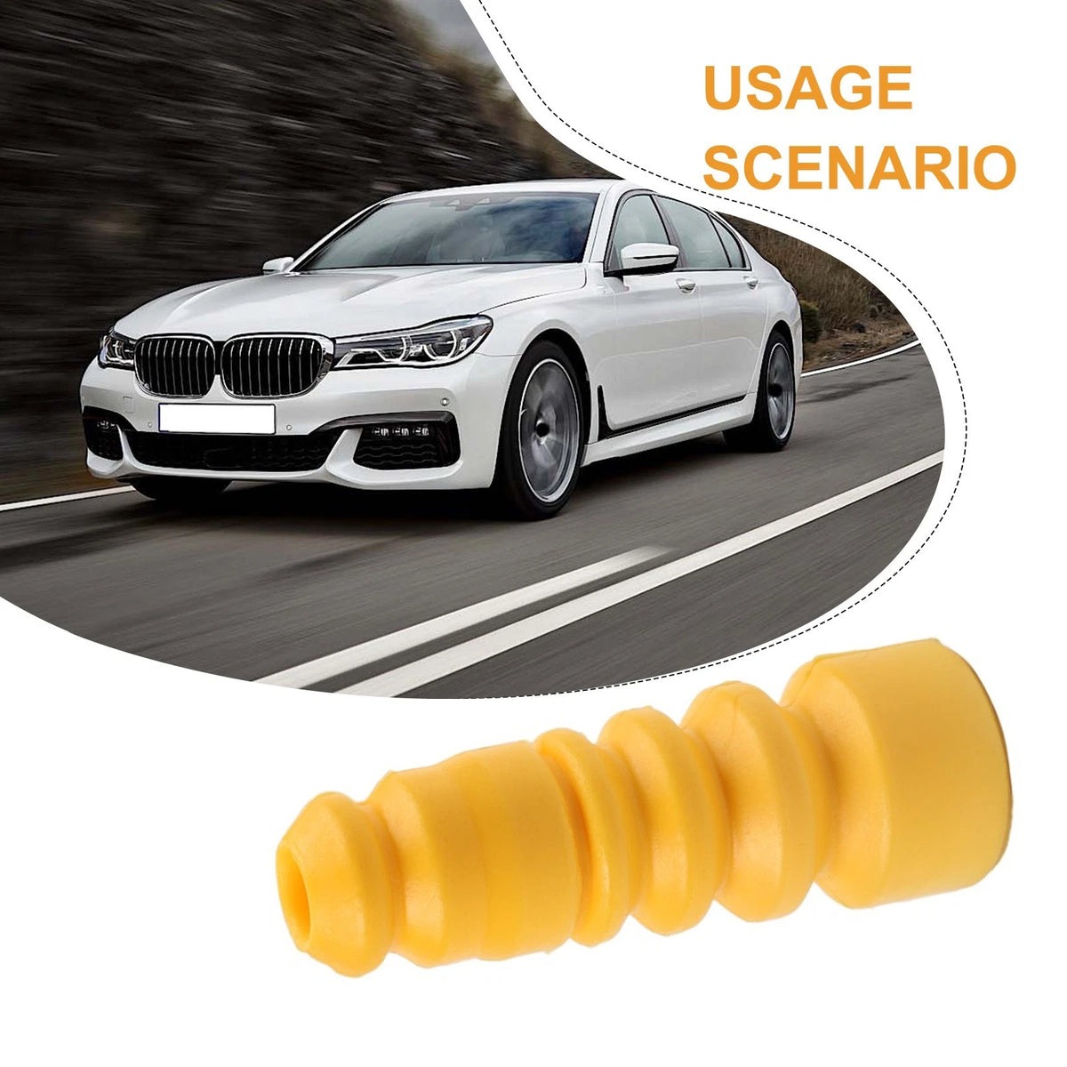 Rear Bump Stop for Rubber Construction