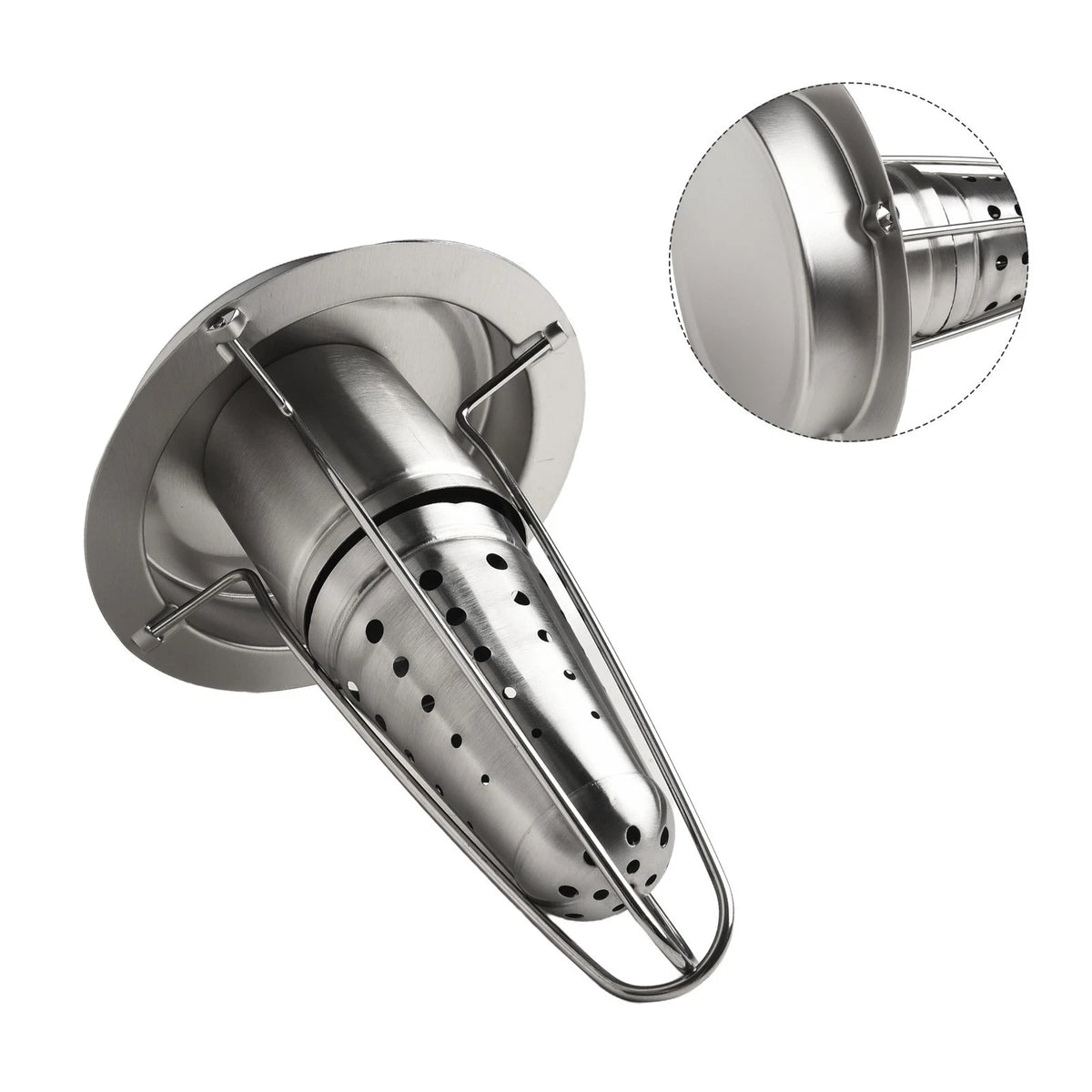 Stainless Steel Chicken Roaster with Circular Beer Can Slot