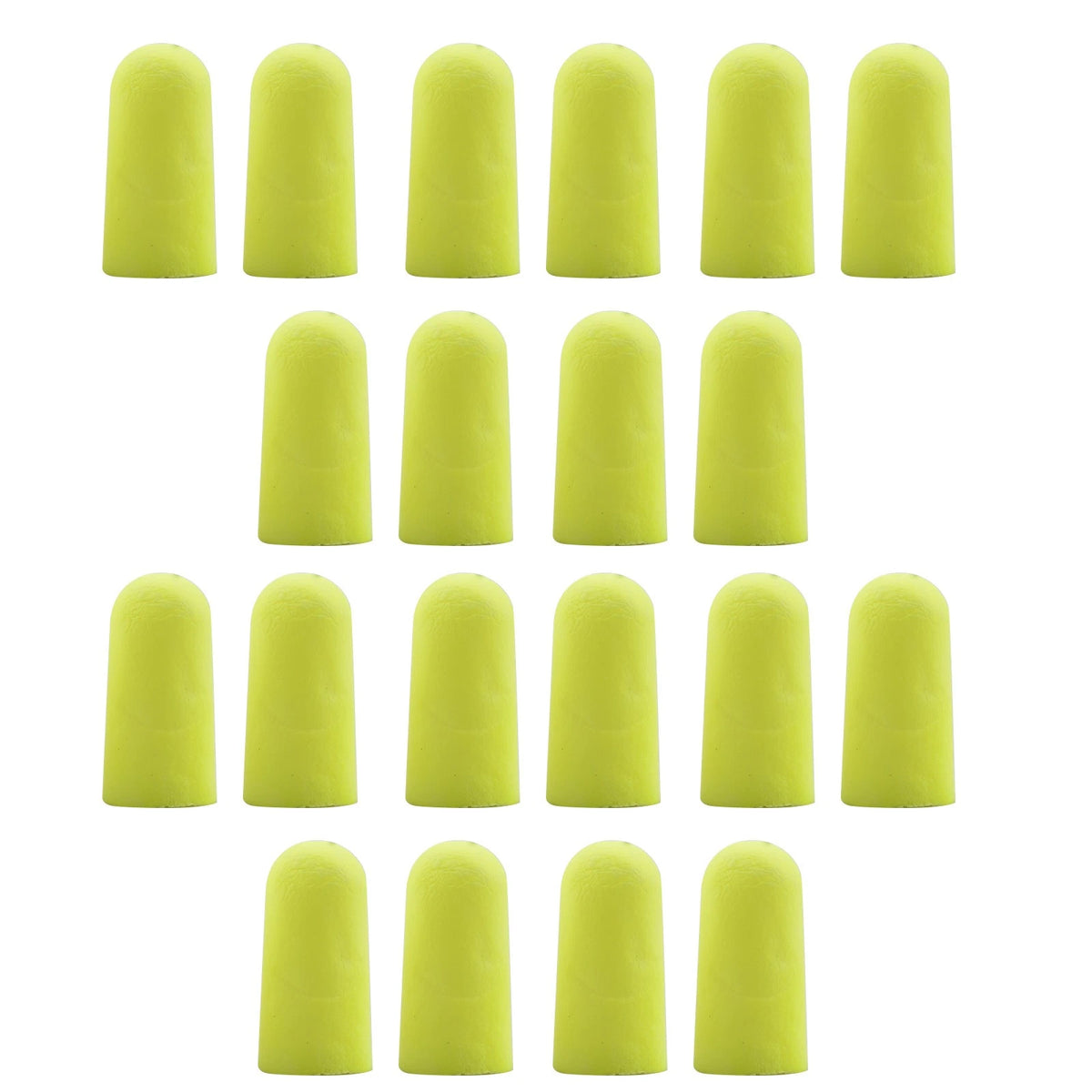 10 Pairs Foam E-A-Rsoft Neons 312-1250 for Noise Reduction (33dB)