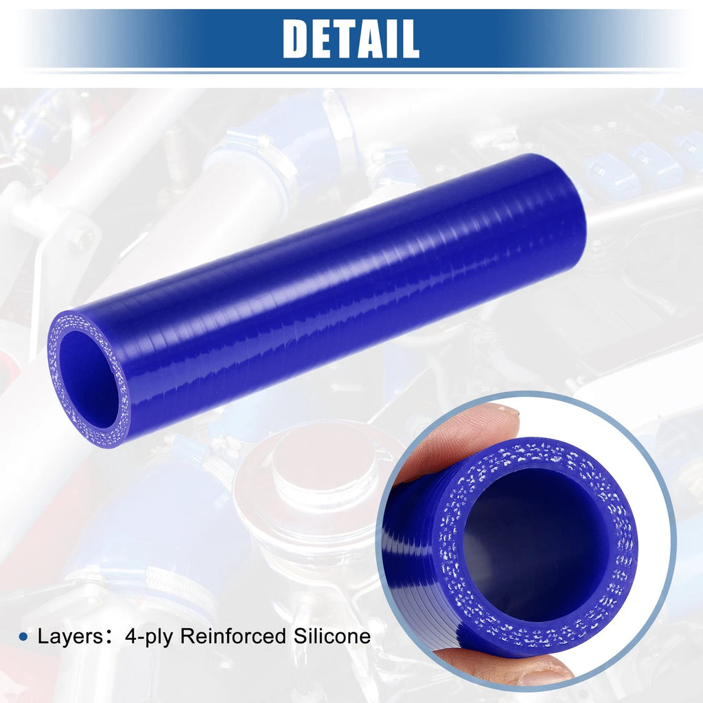 Silicone Reducer Hose Coupler 1" ID 6" Length Intercooler Blue