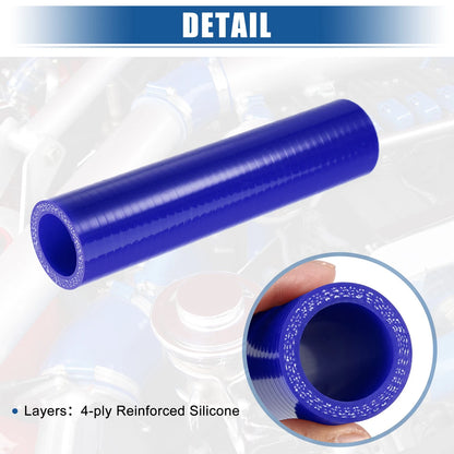 Silicone Reducer Hose Coupler 1" ID 6" Length Intercooler Blue