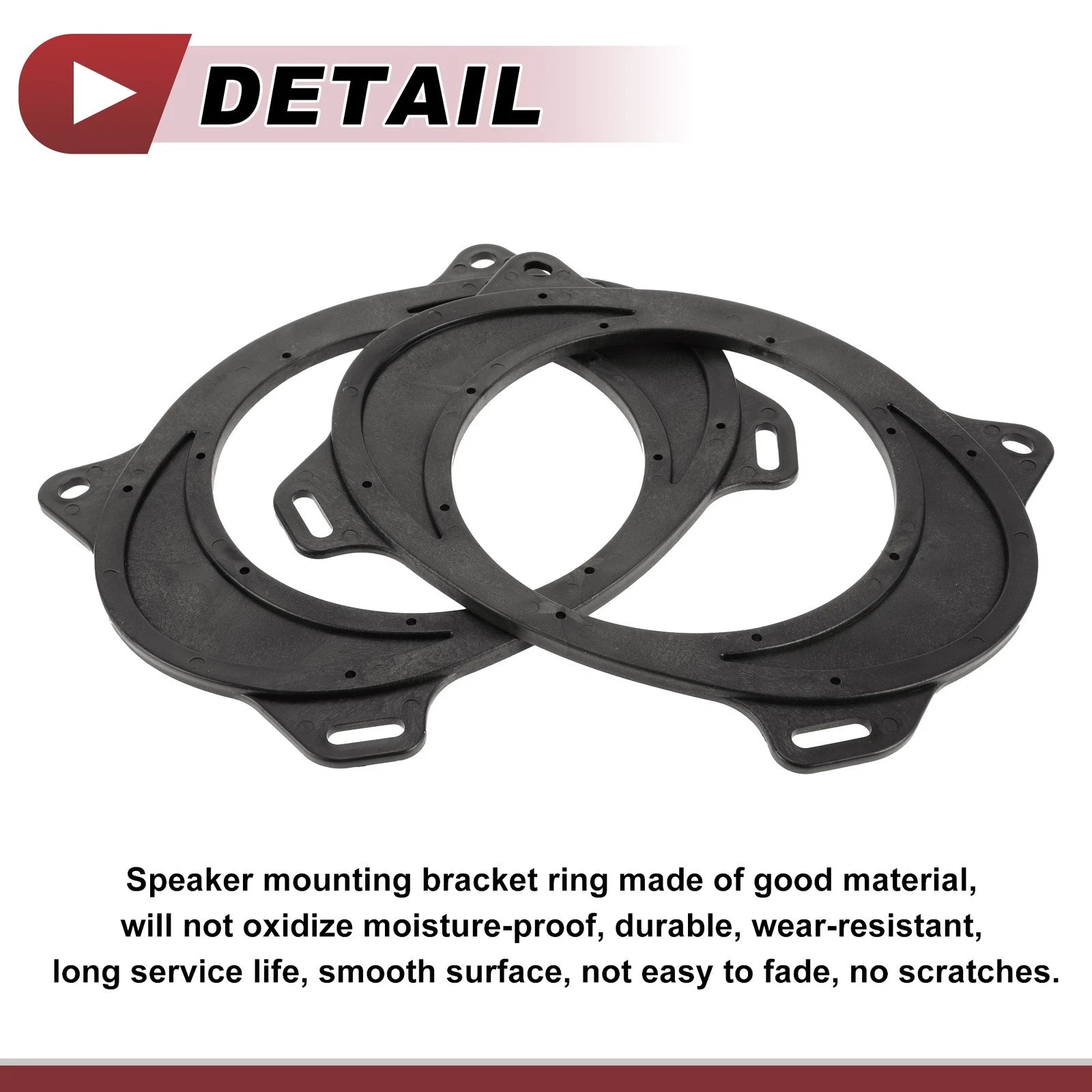 2X Speaker Spacer Ring Adaptor for Toyota Corolla (2003–2013) 6"x9"