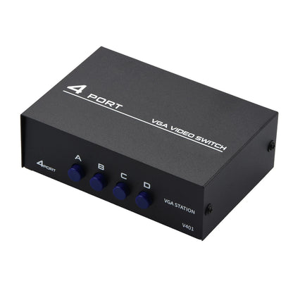 4-Port VGA Switch Video Selector for