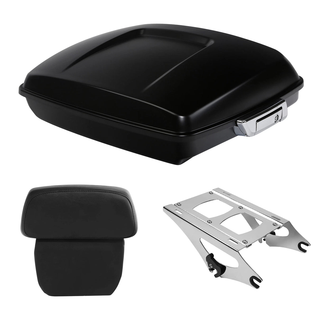 Trunk Pad Mount Rack for Harley Street Road Glide (2014–2026) Black Denim