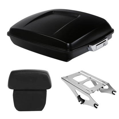 Trunk Pad Mount Rack for Harley Street Road Glide (2014–2026) Black Denim