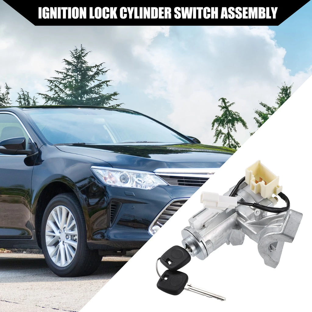 Ignition Switch Lock Cylinder Assembly Replacement for Toyota Camry (2002–2006)